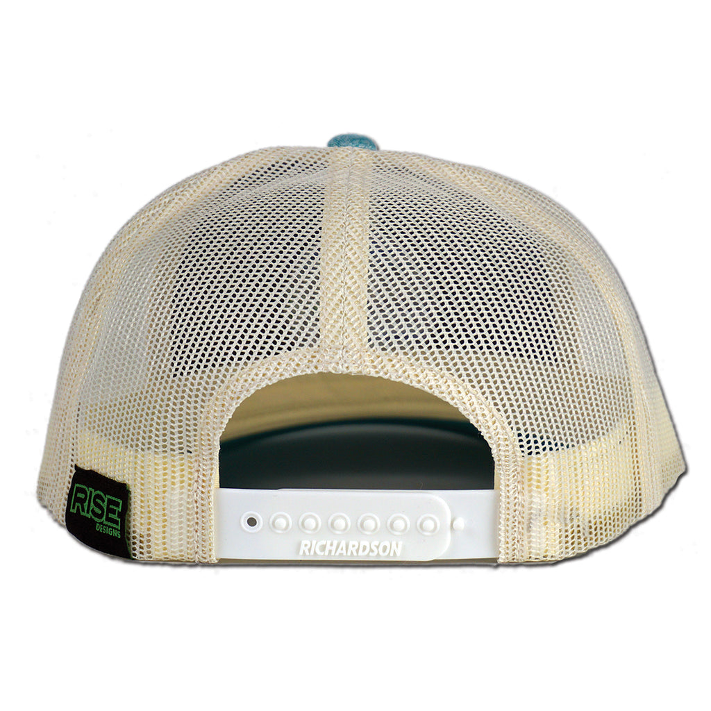 Alpine Lake Trucker Hat - Green Teal Heather/Birch