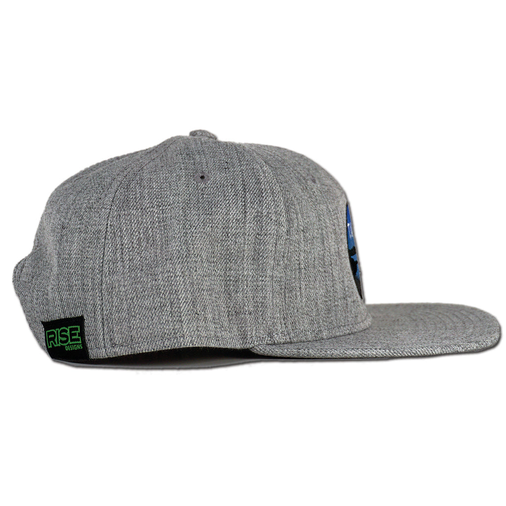 Emerald Bay Snapback Hat - Heather Grey