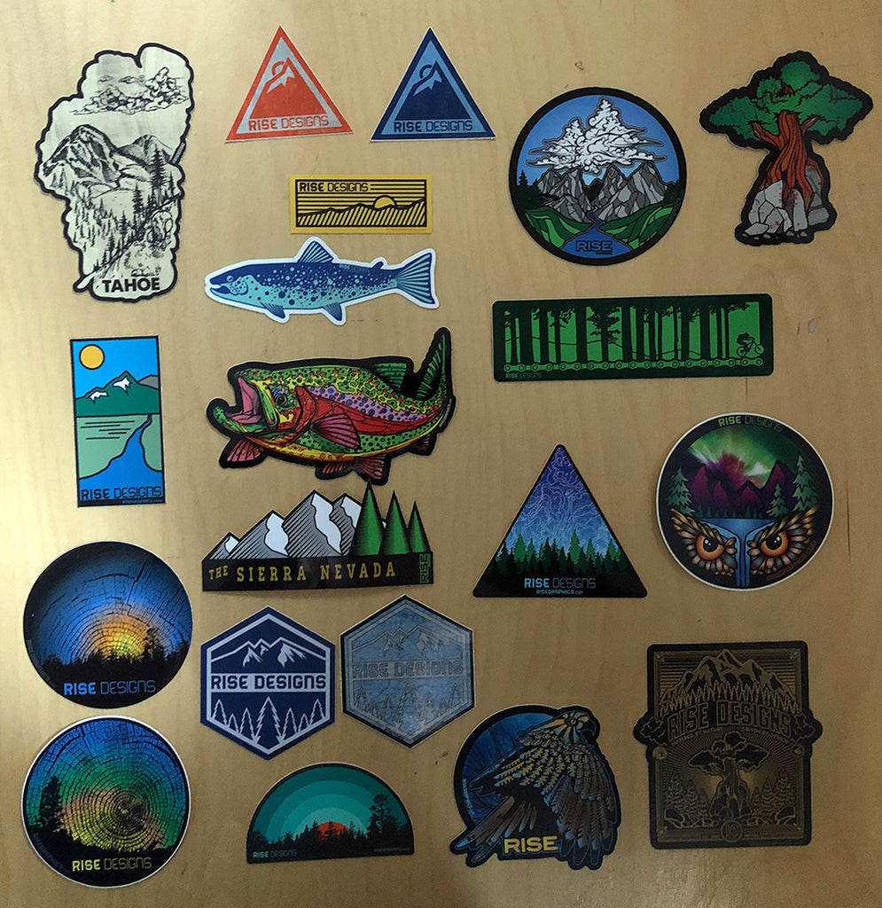 RISE Designs Sticker Pack