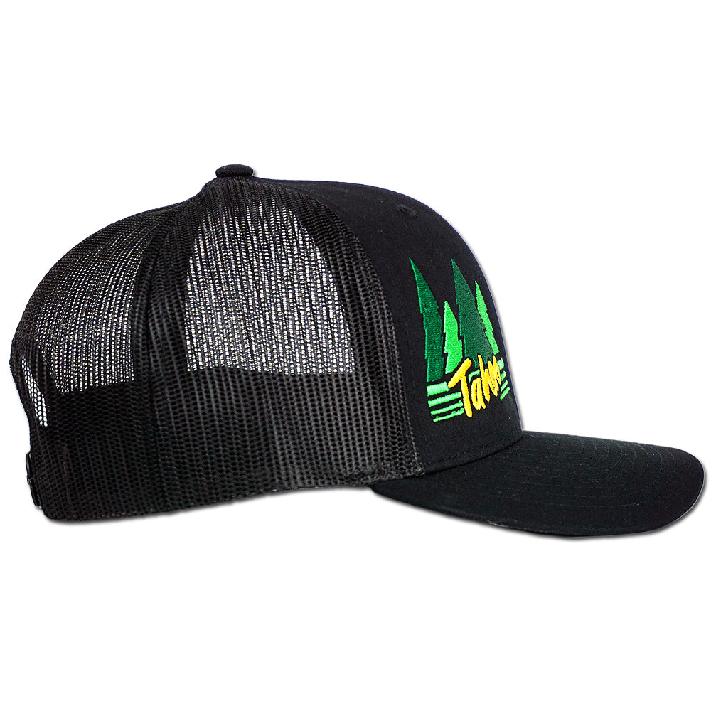 Tahoe Pines Snapback Hat - Black