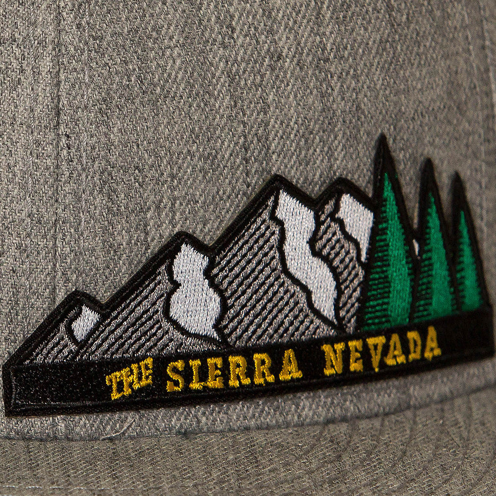 The Sierra Nevada Snapback Hat - Heather Grey