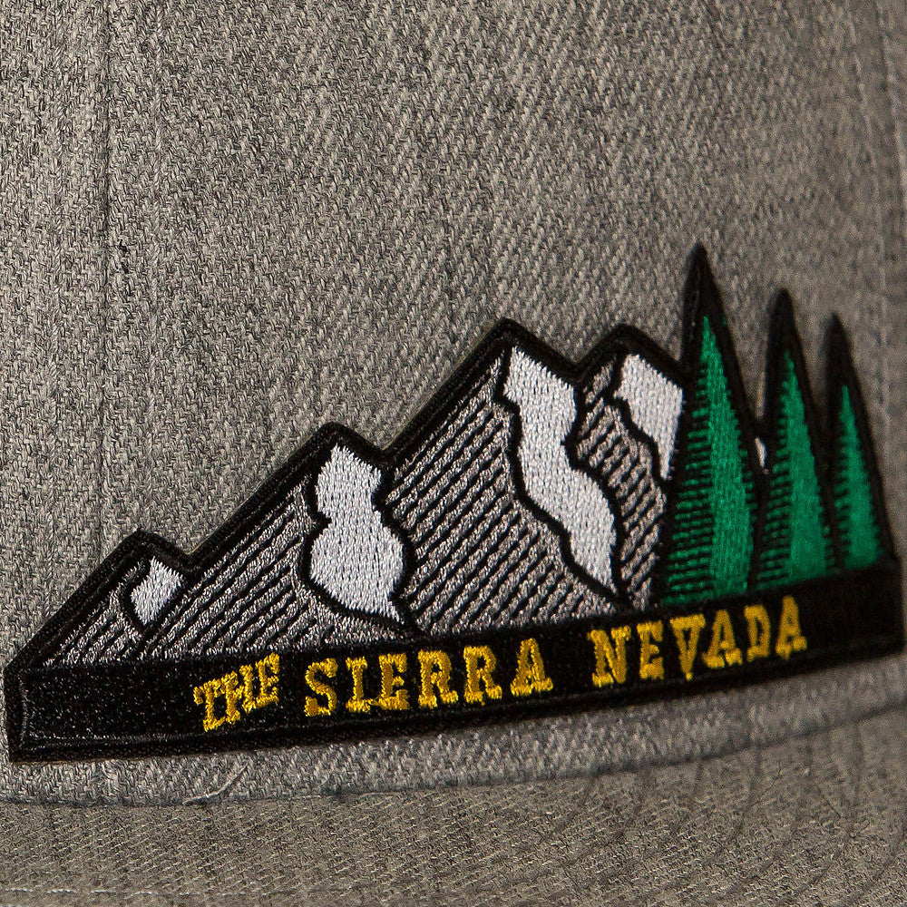 The Sierra Nevada Snapback Hat - Heather Grey