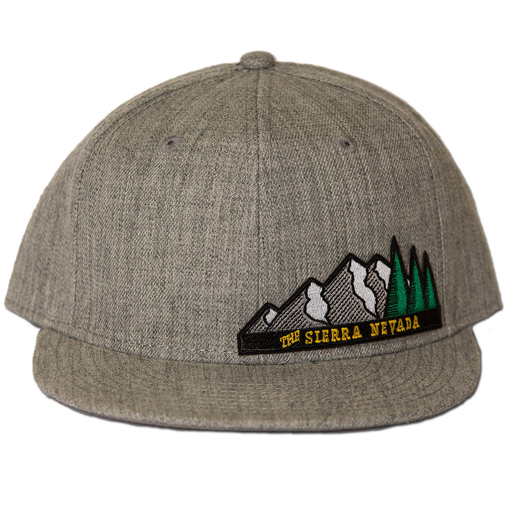 The Sierra Nevada Snapback Hat - Heather Grey