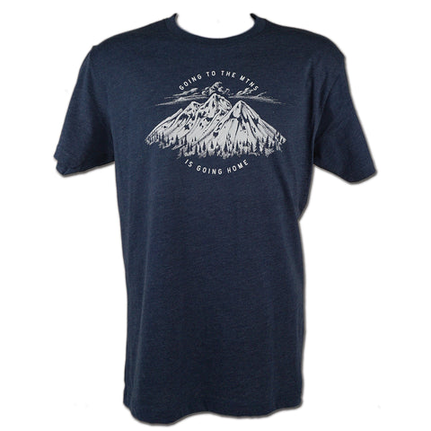 Going to the Mountains - T-Shirt - Mens - Midnight Navy