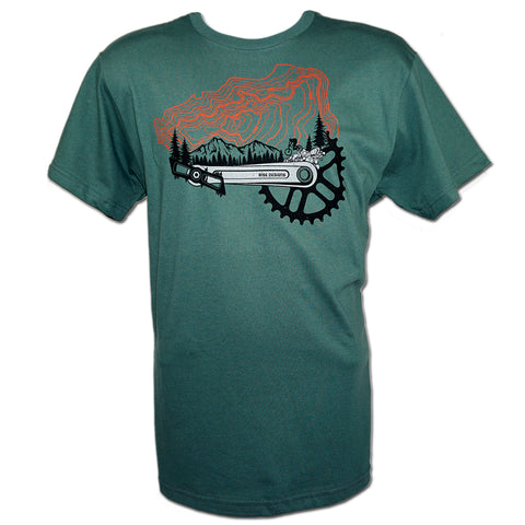 MTB Freerider T-Shirt - Mens - Pine Green