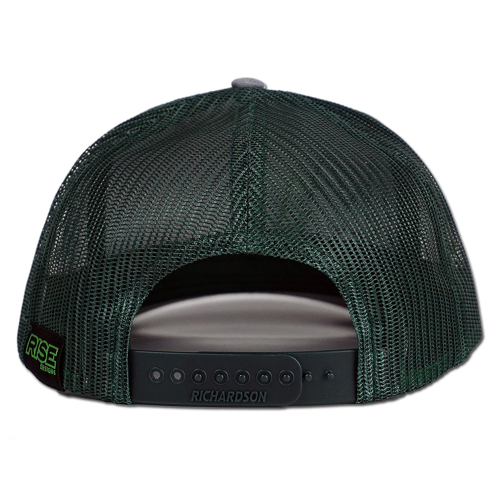 Tahoe Pines Snapback Hat - Heather Grey/Dark Green