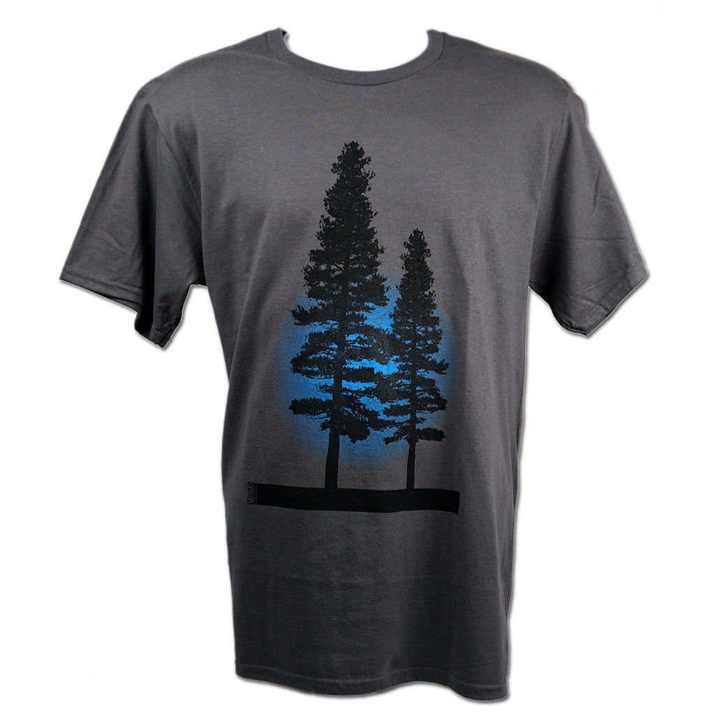 Yosemite Tree - T-Shirt - Mens - Dark Grey