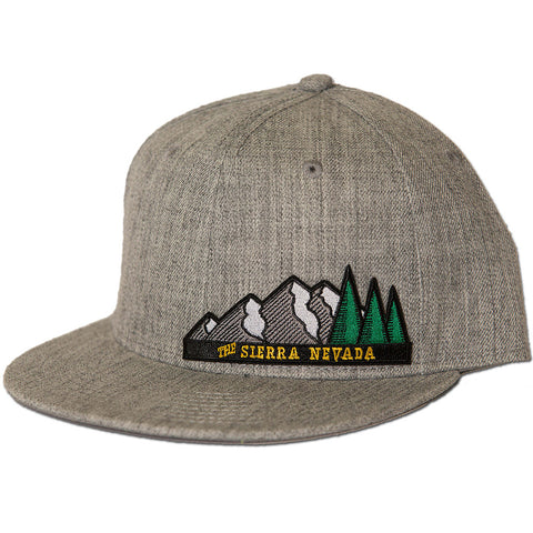 The Sierra Nevada Snapback Hat - Heather Grey